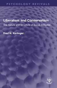 Book Cover for Liberalism and Conservatism by Fred N Kerlinger
