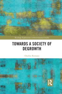 Book Cover for Towards a Society of Degrowth by Onofrio Romano