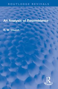 Book Cover for An Analysis of Resemblance by Ralph Withington Church
