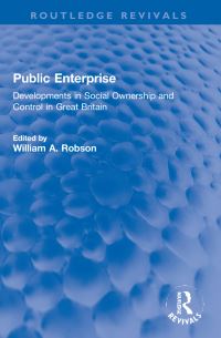 Book Cover for Public Enterprise by William A Robson