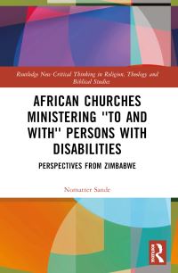 Book Cover for African Churches Ministering 'To and With' Persons With Disabilities by Nomatter Sande