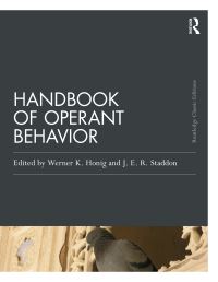 Book Cover for Handbook of Operant Behavior by Werner K Honig, J E R Staddon