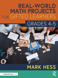 Book Cover for Real-World Math Projects for Gifted Learners. Grades 4-5 by Mark Hess