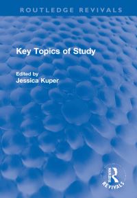 Book Cover for Key Topics of Study by Jessica Kuper
