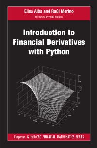 Book Cover for Introduction to Financial Derivatives With Python by Elisa Alòs, Raúl Merino