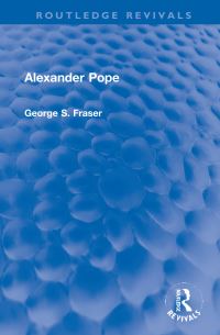 Book Cover for Alexander Pope by G S Fraser