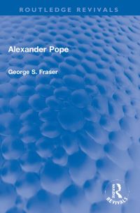 Book Cover for Alexander Pope by G S Fraser