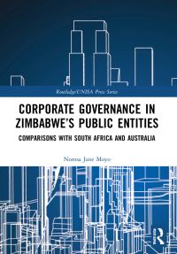 Book Cover for Corporate Governance in Zimbabwe's Public Entities by Nomsa Jane Moyo