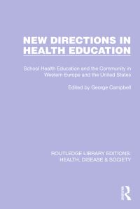 Book Cover for New Directions in Health Education by George Campbell