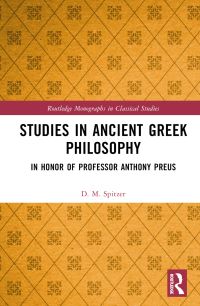 Book Cover for Studies in Ancient Greek Philosophy by Anthony Preus