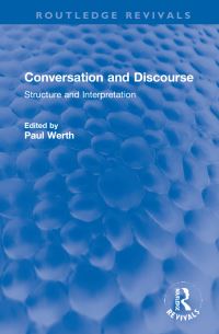 Book Cover for Conversation and Discourse by Paul Werth