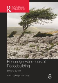 Book Cover for Routledge Handbook of Peacebuilding by Roger Mac Ginty