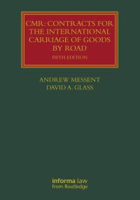 Book Cover for CMR by A D Messent, David A Glass