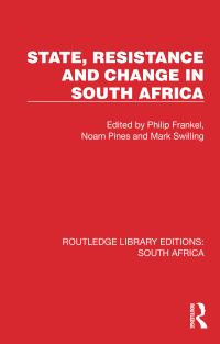 Book Cover for State, Resistance, and Change in South Africa by Philip H Frankel, Noam Pines, Mark Swilling