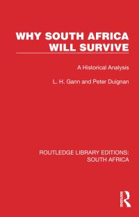 Book Cover for Why South Africa Will Survive by Lewis H Gann, Peter Duignan