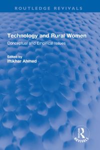 Book Cover for Technology and Rural Women by Iftikhar Ahmed