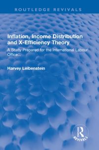 Book Cover for Inflation, Income Distribution and X-Efficiency Theory by Harvey Leibenstein