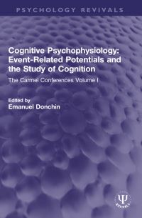 Book Cover for Cognitive Psychophysiology Volume I by Emanuel Donchin