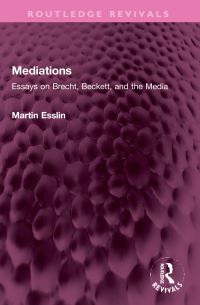 Book Cover for Mediations by Martin Esslin