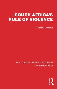 Book Cover for South Africa's Rule of Violence by Patrick Duncan
