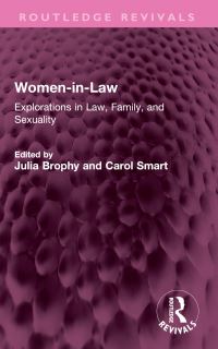 Book Cover for Women-in-Law by Julia Brophy, Carol Smart
