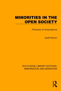 Book Cover for Minorities in the Open Society by Geoff Dench