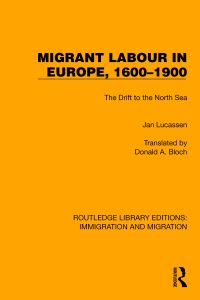 Book Cover for Migrant Labour in Europe, 1600-1900 by Jan Lucassen
