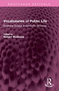 Book Cover for Vocabularies of Public Life by Robert Wuthnow