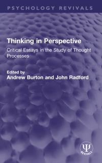 Book Cover for Thinking in Perspective by Andrew Burton, John Radford