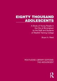 Book Cover for Eighty Thousand Adolescents by Bryan H. Reed