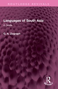 Book Cover for Languages of South Asia by G A Zograf