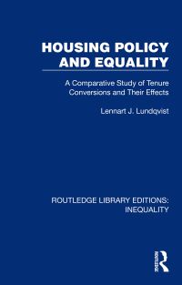 Book Cover for Housing Policy and Equality by Lennart Lundqvist