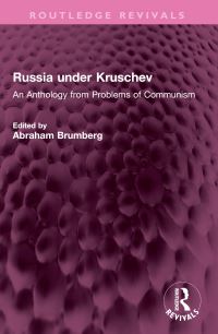 Book Cover for Russia Under Kruschev by Abraham Brumberg