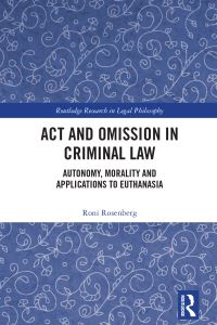 Book Cover for Act and Omission in Criminal Law by Roni Rosenberg