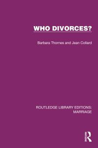 Book Cover for Who Divorces? by Barbara Thornes, Jean Collard