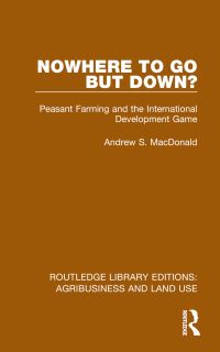 Book Cover for Nowhere to Go but Down? by Andrew S MacDonald