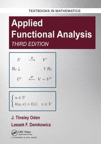 Book Cover for Applied Functional Analysis by J. Tinsley Oden, Leszek Demkowicz