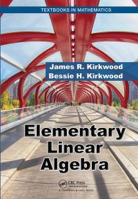 Book Cover for Elementary Linear Algebra by James R. Kirkwood, Bessie H. Kirkwood