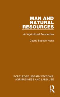 Book Cover for Man and Natural Resources by Cedric Stanton Hicks