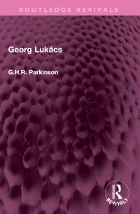 Book Cover for Georg Lukács by G H R Parkinson