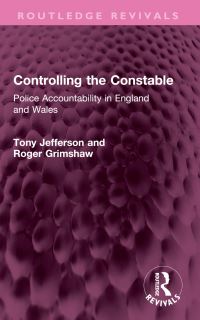 Book Cover for Controlling the Constable by Tony Jefferson, Roger Grimshaw