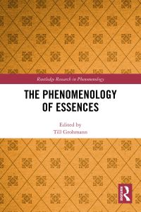 Book Cover for The Phenomenology of Essences by Till Grohmann