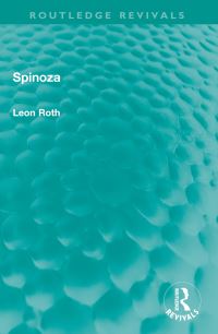 Book Cover for Spinoza by Leon Roth
