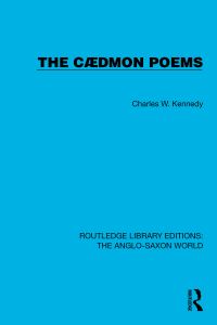 Book Cover for The Cædmon Poems by Charles W Kennedy