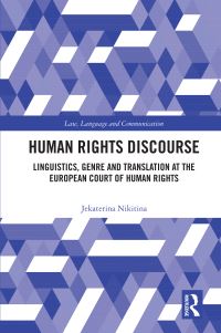 Book Cover for Human Rights Discourse by Jekaterina Nikitina