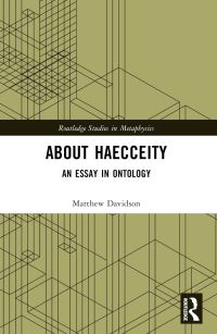 Book Cover for About Haecceity by Matthew Davidson