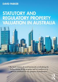 Book Cover for Statutory and Regulatory Property Valuation in Australia by David Parker
