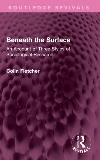 Book Cover for Beneath the Surface by Colin Fletcher