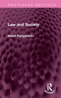 Book Cover for Law and Society by Adam Podgórecki
