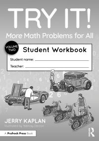 Book Cover for Try It! More Math Problems for All. Student Workbook by Jerry Kaplan